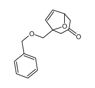 5-(phenylmethoxymethyl)-8-oxabicyclo[3.2.1]oct-6-en-3-one结构式