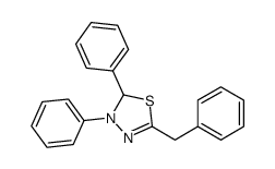 5-benzyl-2,3-diphenyl-2H-1,3,4-thiadiazole结构式