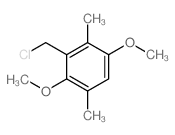 3-(chloromethyl)-1,4-dimethoxy-2,5-dimethyl-benzene结构式