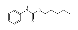 Carbamothioic acid, N-phenyl-, O-pentyl ester结构式