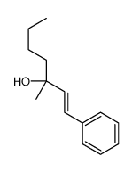 3-methyl-1-phenylhept-1-en-3-ol Structure