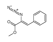 methyl 2-azido-3-phenylprop-2-enoate结构式