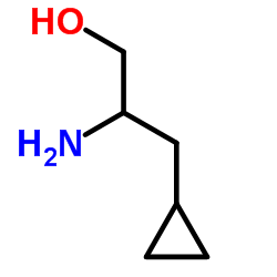 2-Amino-3-cyclopropyl-1-propanol结构式