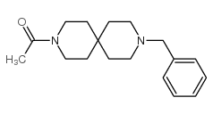 1-[9-(苯基甲基)-3,9-二氮杂螺[5.5]-3-十一基]-乙酮结构式