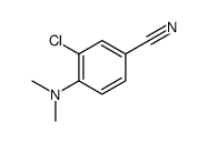 Benzonitrile, 3-chloro-4-(dimethylamino)- Structure