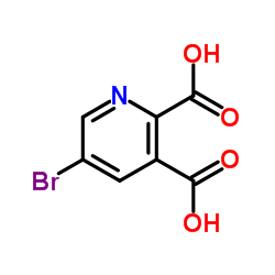 5-Bromopyridine-2,3-dicarboxylic acid Structure
