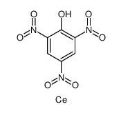 Phenol, 2,4,6-trinitro-, cerium(3+) salt Structure