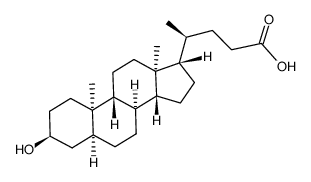 ent-Lithocholic acid Structure