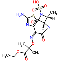 Aztreonam ethyl ester structure
