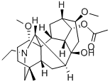 14-o-acetylsachaconitine Structure