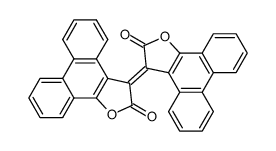 3,3'-bi(2-oxophenanthro(9,10-b)furan-3-ylidene) Structure