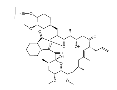 33-O-tert.butyldimethylsilyl-FK-506结构式