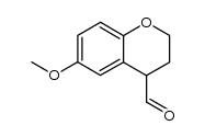 6-methoxychroman-4-carboxaldehyde Structure