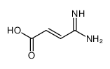 (3Z)-3-Amidinoacrylic acid结构式