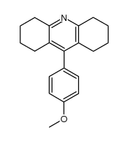 9-(4-methoxyphenyl)-sym-octahydroacridine结构式
