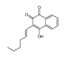 3-hex-1-enyl-4-hydroxynaphthalene-1,2-dione结构式