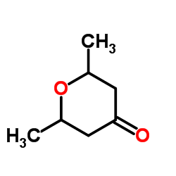 2,6-二甲基四氢-4h-吡喃-4-酮结构式