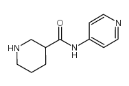 N-(吡啶-4-基)哌啶-3-甲酰胺结构式