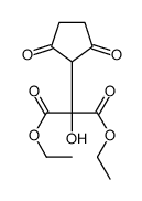 diethyl 2-(2,5-dioxocyclopentyl)-2-hydroxypropanedioate结构式