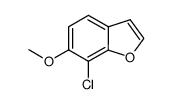 7-chloro-6-methoxybenzofuran Structure