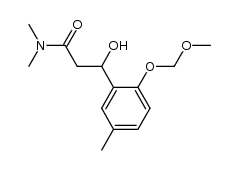 3-hydroxy-3-(2-(methoxymethoxy)-5-methylphenyl)-N,N-dimethylpropanamide Structure