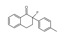 2-fluoro-2-p-tolyl-3,4-dihydronaphthalen-1(2H)-one Structure