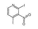 2-碘-4-甲基-3-硝基-吡啶结构式