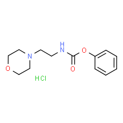 PHENYL N-(2-MORPHOLINOETHYL)CARBAMATE HYDROCHLORIDE Structure