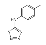 (1H-tetrazol-5-yl)-p-tolyl-amine结构式