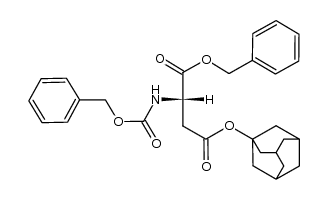 Z-Asp-(O-1-Ada)-OBzl结构式