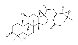 13β,17β-epoxyalisol B 23-acetate Structure