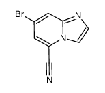 7-bromo-5-cyanoimidazo[1,2-a]pyridine Structure