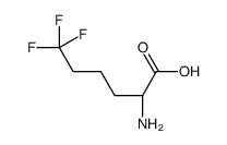 (2S)-2-amino-6,6,6-trifluorohexanoic acid结构式