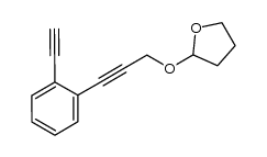 tetrahydro-2-[[3-(2-ethynylphenyl)-2-propyn-1-yl]oxy]-2H-furan结构式