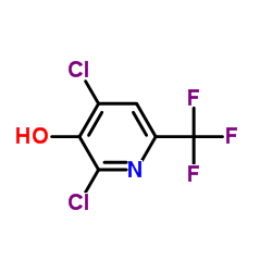 2,4-二氯-6-(三氟甲基)吡啶-3-醇结构式
