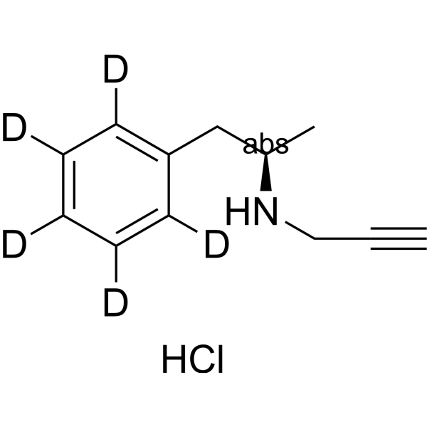N-Desmethyl Selegiline-d5 hydrochloride Structure