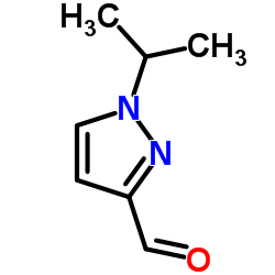 1-Isopropyl-1H-pyrazole-3-carbaldehyde Structure
