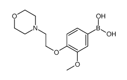 [3-methoxy-4-(2-morpholinoethoxy)phenyl]boronic acid Structure