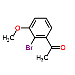 1-(2-Bromo-3-methoxyphenyl)ethanone Structure