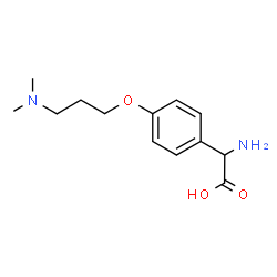 AMINO-[4-(3-DIMETHYLAMINO-PROPOXY)-PHENYL]-ACETIC ACID Structure