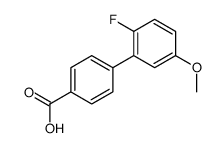 2-氟-5-甲氧基-[1,1-联苯]-4-羧酸结构式