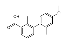 4-甲氧基-2,2-二甲基-[1,1-联苯]-3-羧酸结构式