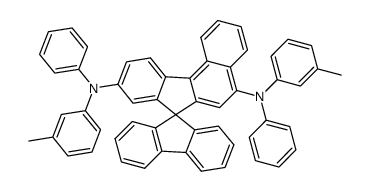 N,N'-diphenyl-N,N'-di-m-tolylspiro[fluorene-7,9'-benzofluorene]-5,9-diamine Structure