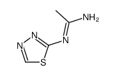 Ethanimidamide,N-1,3,4-thiadiazol-2-yl- Structure