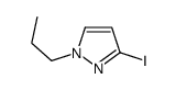 3-碘-1-丙基吡唑结构式