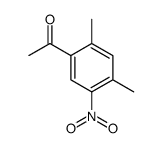 1-(2,4-二甲基-5-硝基苯基)乙酮结构式