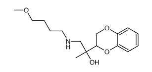 α-[[(4-Methoxybutyl)amino]methyl]-α-methyl-1,4-benzodioxane-2-methanol Structure