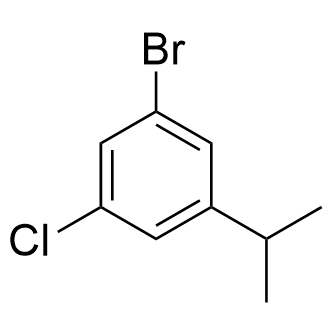 1-溴-3-氯-5-异丙基苯结构式