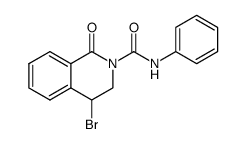 4-bromo-1-oxo-N-phenyl-3,4-dihydroisoquinoline-2(1H)-carboxamide结构式