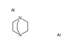 is(trimethylaluminum)-1,4-diazabicyclo[2.2.2]octane adduct Structure
